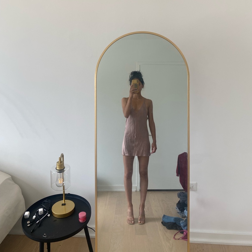 Pink/Purple KES silk slip dress